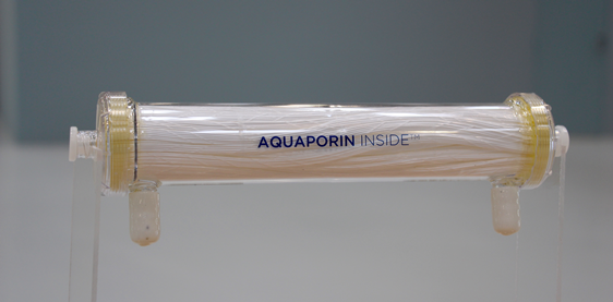 Aquaporin Inside™ hollow fiber membrane filter. (Photo Aquaporin Space Alliance/Aquaporin A/S)